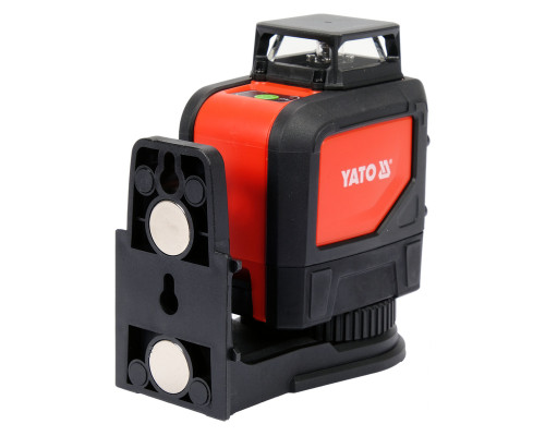 Самовирівнюючий 5 ліній лазер 360° із зеленим променем з аксесуарами та штативом 1.5 м YATO YT-30440