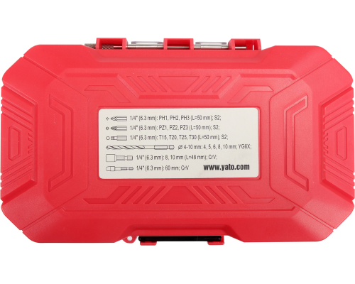 Набір насадок для ударної викрутки 18 шт YATO YT-04615