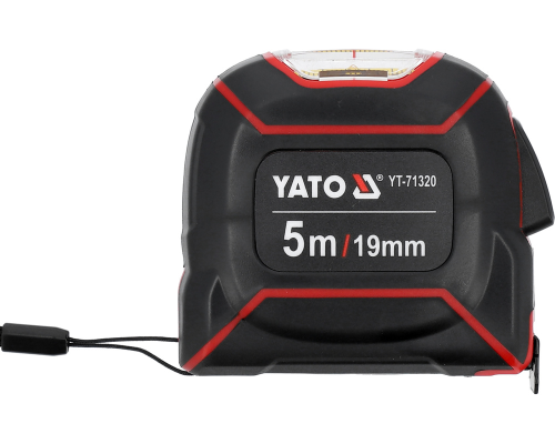 Рулетка рулонна з віконцем для шкали 5м х 19мм YATO YT-71320