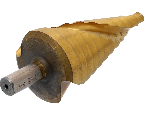 Свердло ступінчасте спіральне 6-38 мм YATO YT-44749