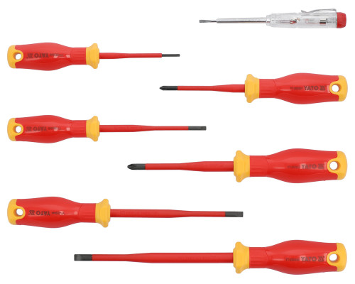 Викрутки надтонкі ізольовані 7 шт. YATO YT-282681