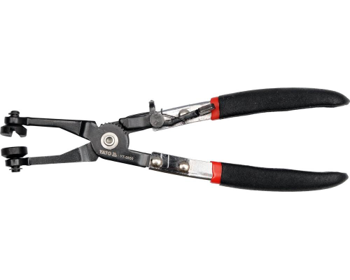 Щипці прямі для зняття пружинних хомутів YATO YT-0650