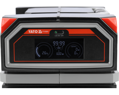 Портативна електростанція 600Вт, 504Вт*год, 230В, USB-C PD YATO YT-83091