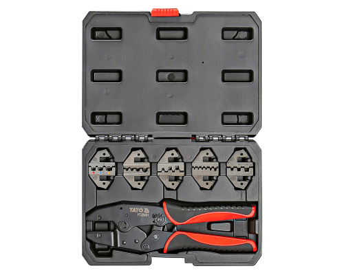 Кліщі зі змінними плашками для обтиску роз'ємів 5 шт. YATO YT-22451