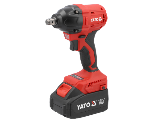 Безщітковий акумуляторний ударний дриль 18В 350Нм з двома акумуляторами та ЗП YATO YT-8277925