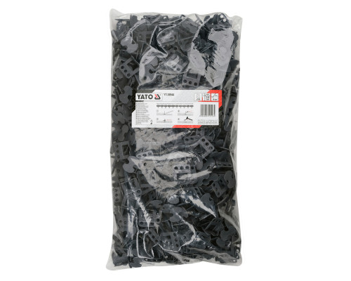 Система, кліпси, клапани для вирівнювання плитки Y2мм 700 шт. YATO YT-36944