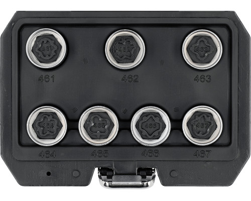 Набір головок для гвинтів безпеки OPEL 7 шт. YATO YT-060395