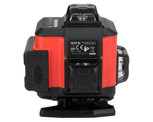 4D зелений лазер з електронним компенсатором 16 ліній YATO YT-30424