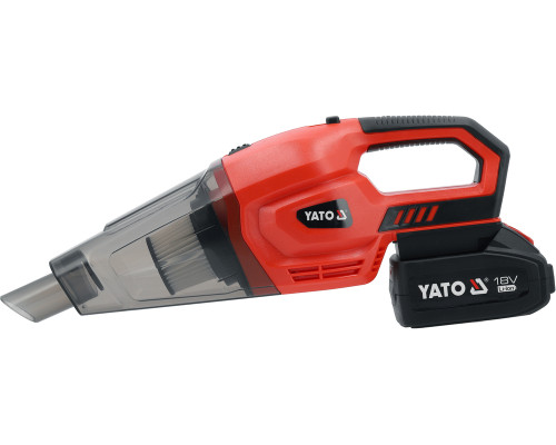 Порохотяг 18 В (4 А·год; 9 кПа) для дому та автомобіля з фільтром YATO YT-85682