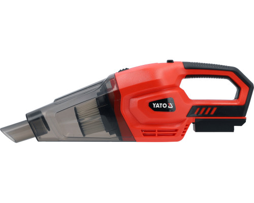 Порохотяг 18 В (корпус; 9 кПа) для дому та автомобіля з фільтром YATO YT-85683