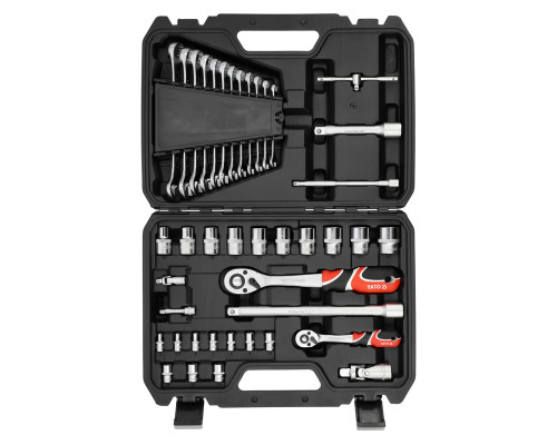 Набір інструментів 1/4" 1/2" 41 шт. YATO YT-38742