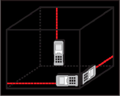 Двоспрямований лазерний далекомір 2 х 100 м YATO YT-731250