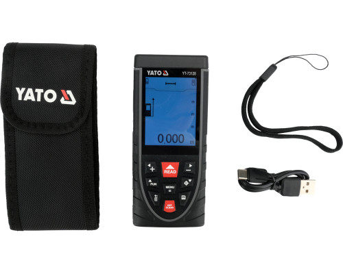 Лазерний далекомір із відеоспостереженням 120 м YATO YT-73128