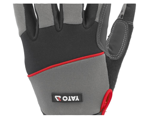 Захисні рукавички із синтетичної шкіри, р.10 YATO YT-74666