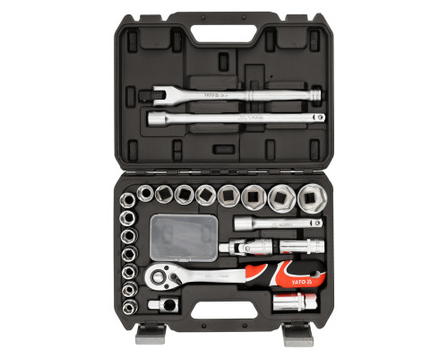 Набір інструментів 1/2"  24 шт YATO YT-12662