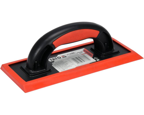 Терка пластикова з гумовою прокладкою 250x95 мм YATO YT-51900