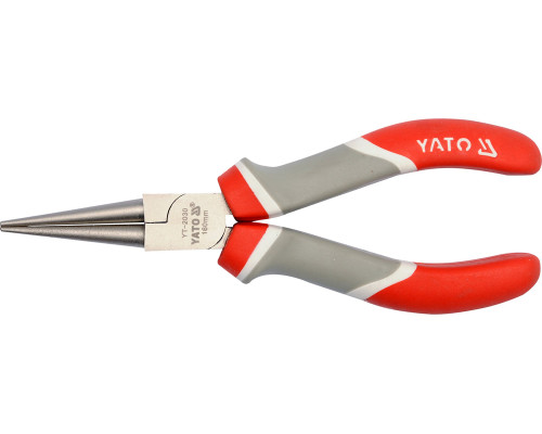 Круглогубці триколірні ручки 160 мм YATO YT-2030