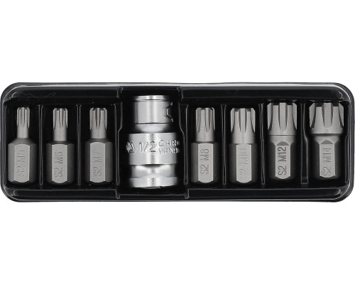 Набір біт для викрутки Ribe з тримачем 8 шт. YATO YT-0418