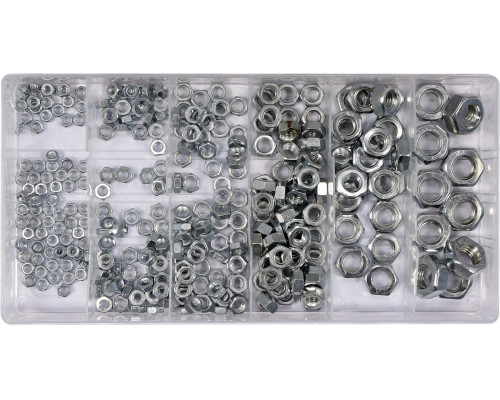 Набір метричних гайок 300 шт. різних розмірів YATO YT-06772