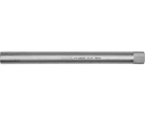Головка для свічок запалювання 16 мм наддовга 250 мм хвостовик 3/8" YATO YT-38522