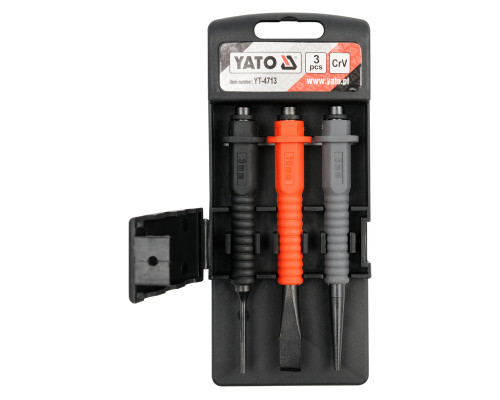Набір пробійників і зубил 3 шт. CRV YATO YT-4713