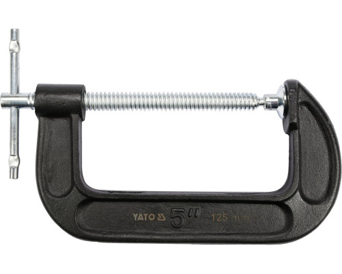 Гвинтовий затискач типу G 5" YATO YT-64254