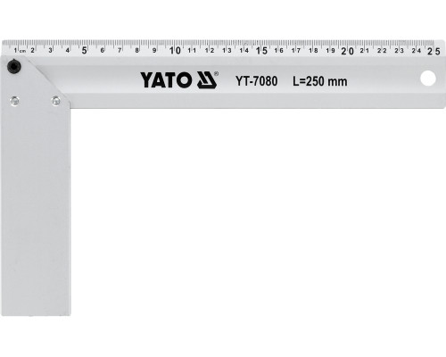 Алюмінієвий куточок 250 мм YATO YT-7080