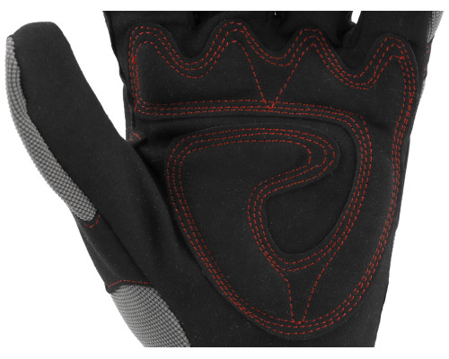 Захисні рукавички із синтетичної шкіри, посилені вставками р.9 YATO YT-74663