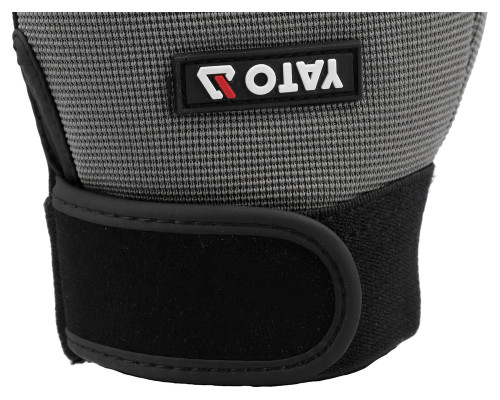 Захисні рукавички із синтетичної шкіри, посилені вставками р.9 YATO YT-74663