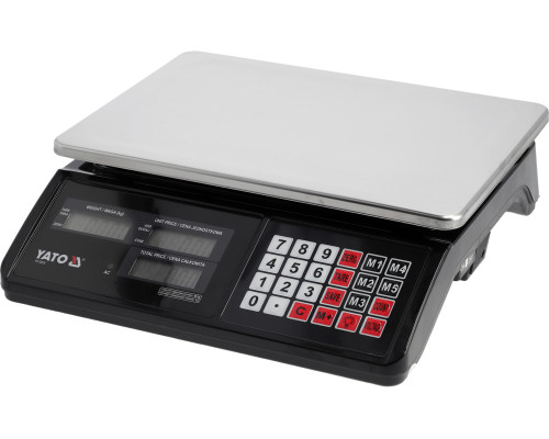 Електронні ваги 40 кг/5г YATO YT-73270