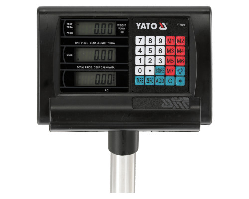 Електронні платформні ваги 100 кг/20г YATO YT-73275