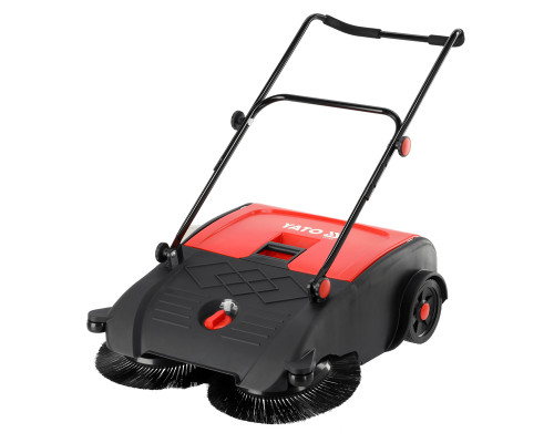 Ручна підмітальна машина, ширина 75 см, контейнер 50 л YATO YT-17410