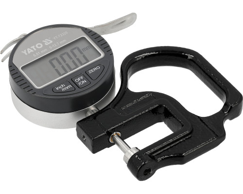 Товщиномір електронний 0-12.7 мм/ 0.01 мм YATO YT-72320
