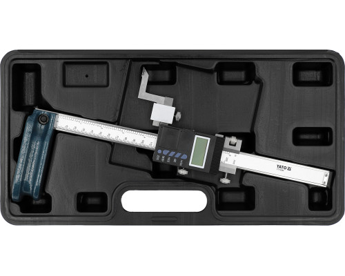 Висотомір повзунковий електронний l = 200 мм (точність ±0.02 мм) YATO YT-72280