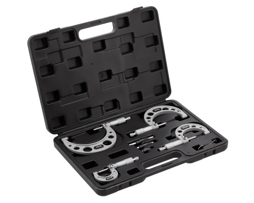 Набір із 4 зовнішніх мікрометрів YATO YT-72304