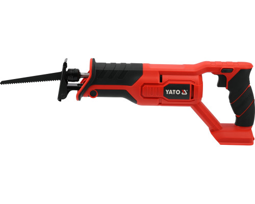 Шабельна пила 18 В (корпус; безщітковий двигун) без акумулятора YATO YT-828152