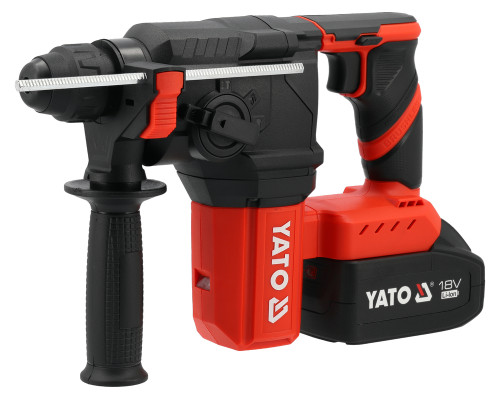 Безщітковий ударний дриль SDS+ 18 В 2x4 А·год YATO YT-827722
