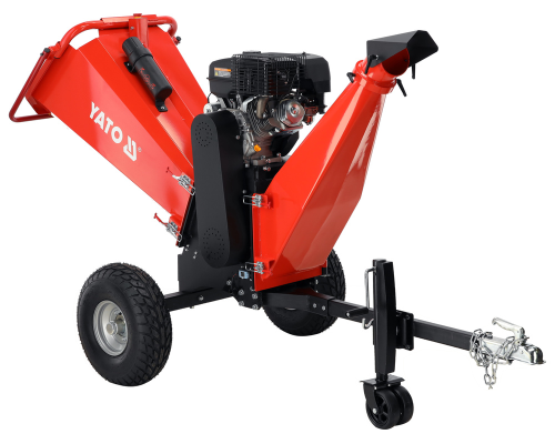 Бензиновий подрібнювач гілок діаметр 150 мм, ємність 420 см³ YATO YT-86158