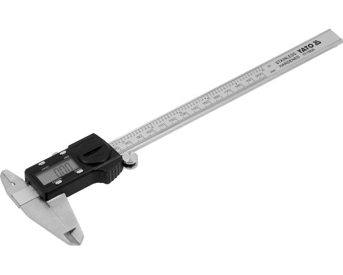 Водонепроникний штангенциркуль 200/0.03 мм, екран 2.4" YATO YT-72026