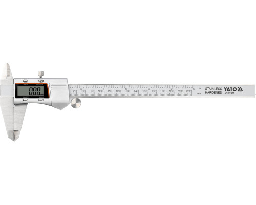 Штангенциркуль 200/0.03 мм с подсветкой YATO YT-72031
