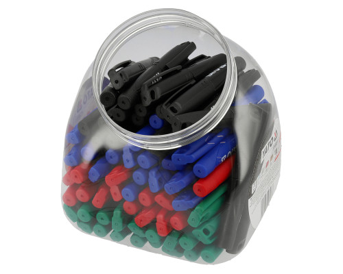 Набір міні-маркерів для технічних цілей, 72 шт. /Чорний-зелений-синій-червоний YATO YT-69311