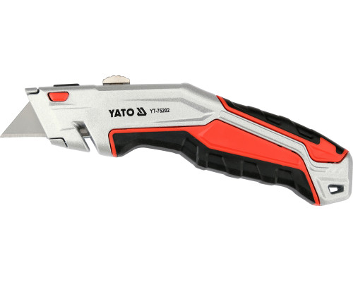 Ніж із висувним трапецієподібним лезом YATO YT-75202