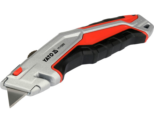 Ніж із висувним трапецієподібним лезом YATO YT-75202