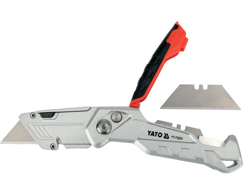 Ніж із висувним трапецієподібним лезом YATO YT-75203