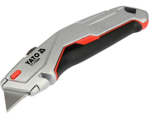 Ніж із висувним трапецієподібним лезом YATO YT-75204