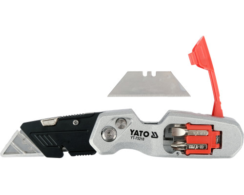 Ніж із висувним трапецієподібним лезом YATO YT-75210