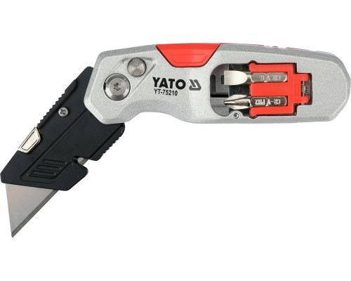 Ніж із висувним трапецієподібним лезом YATO YT-75210