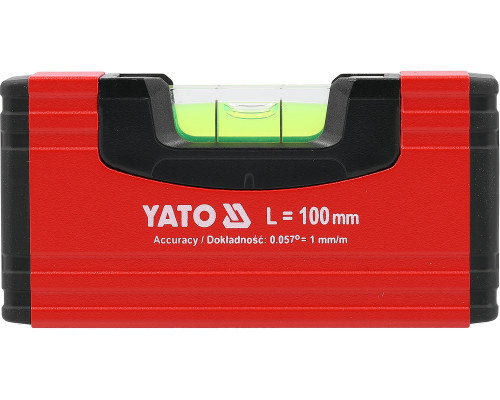 Рівень будівельний кишеньковий YATO YT-30350