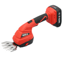 Аккумуляторные ножницы для травы и кустов 18В 2Ач безщеточный  YATO YT-828335