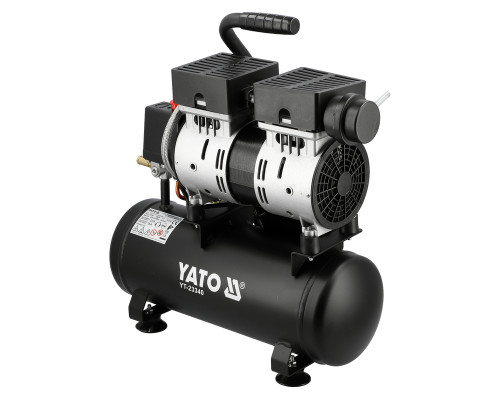 Безмасляний компресор 6 л, безшумний YATO YT-23240